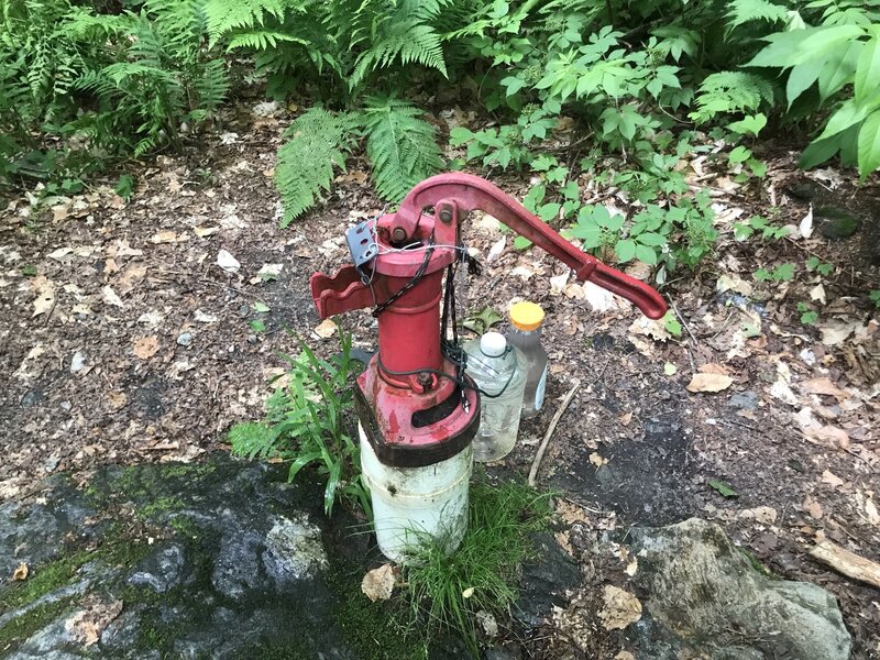 Water source for Roundtop Shelter.