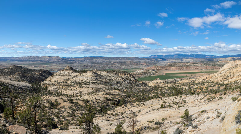 Boulder Mail Trail offers far reaching views of Escalante