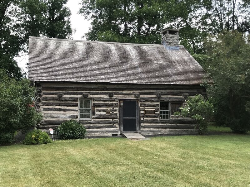 Hyde Log Cabin (built 1783); this is Vermont's oldest log cabin.