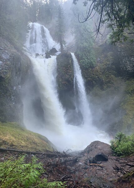 Falls Creek Falls after a heavy week of rain.