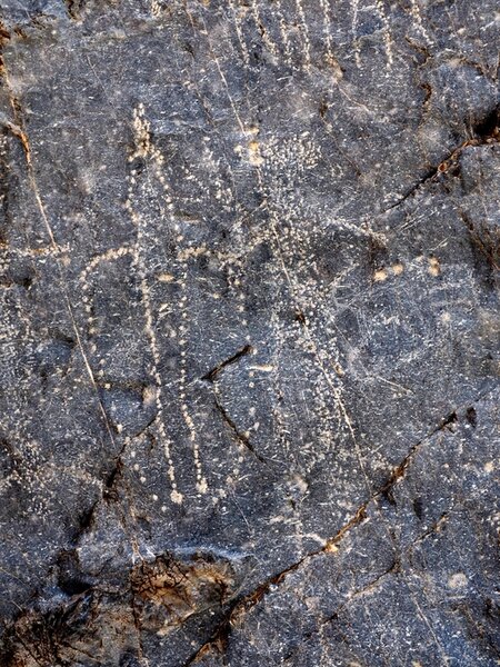 A petroglyph in Marble Canyon