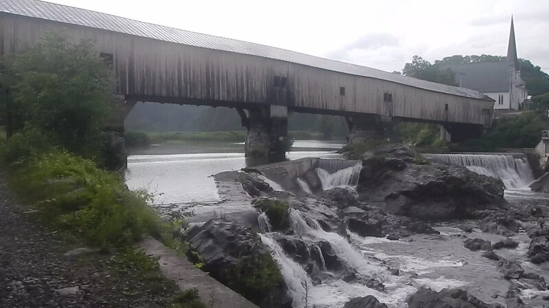 Bath Covered Bridge over the Ammonoosuc River.