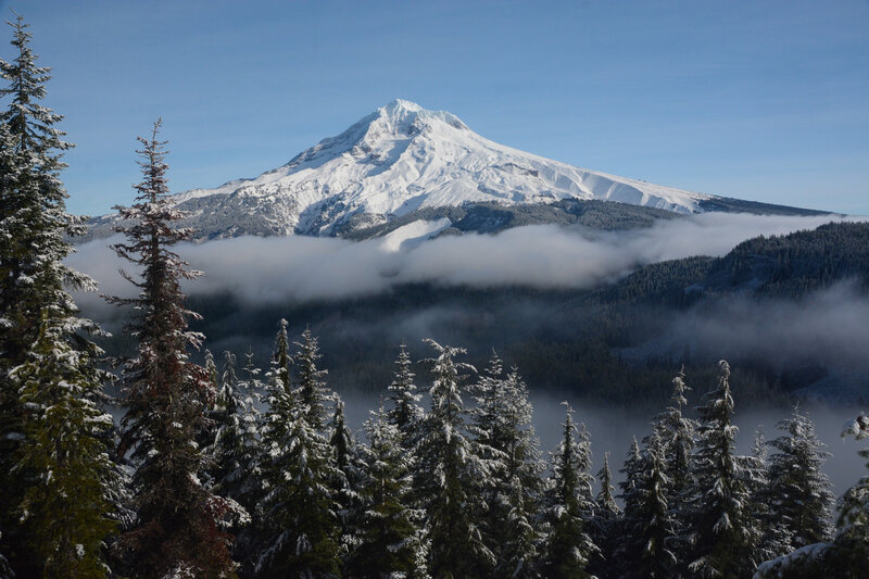 Mount Hood from the ridge just east of East Zigzag Mountain