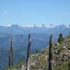 High Trinity Alps from north of Trinity Summit Guard Station.