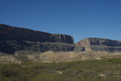 Santa Elena Canyon from the trail.