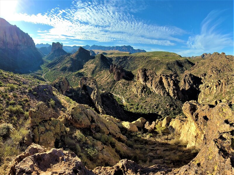 View from the trail.