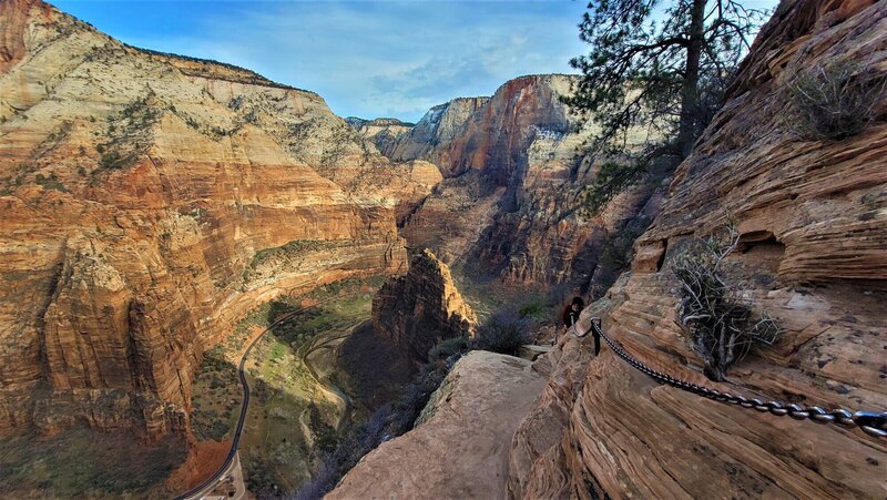 View from the trail.