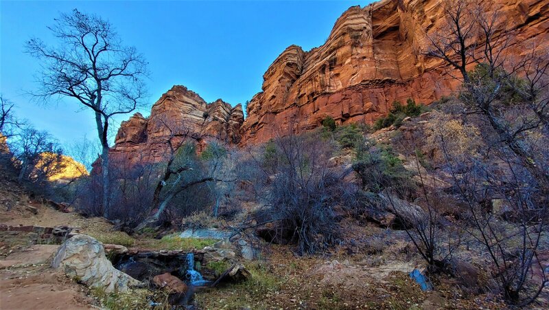 View up Squirrel Creek / Canyon.