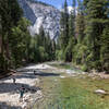 South Fork Kings River from Bailey Bridge.