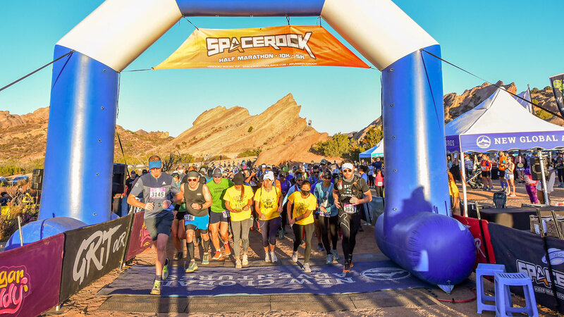 SPACEROCK Trail Race Half Marathon start