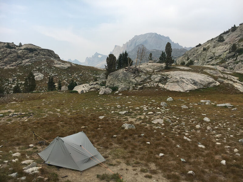 Near Island Lake in the Wind River Range