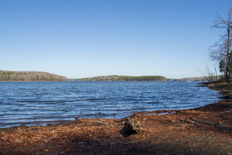 Jordan Lake, from Poe's Ridge Trail