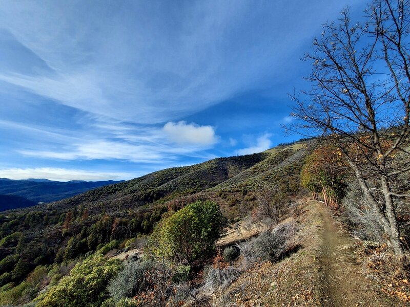 Unusual clouds over the Sterling Mine Ditch Trail.