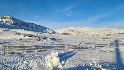 Toppen av skitrekket