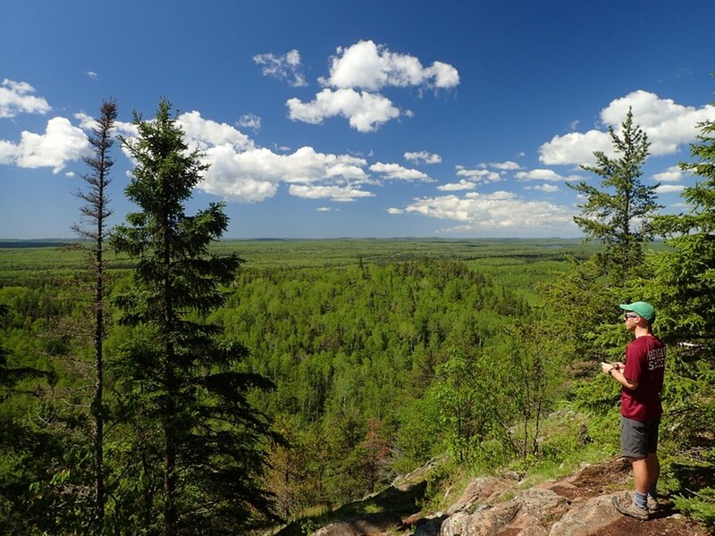 View from just below the actual summit.