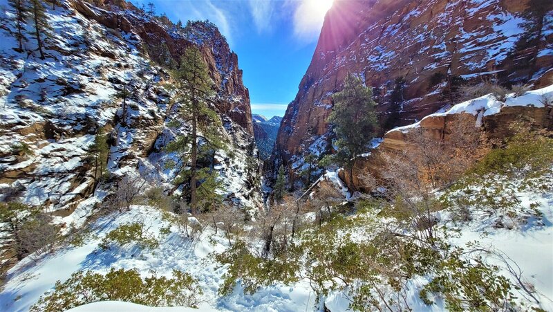 View from the trail.