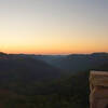 View from the end of Chimney Top trail.