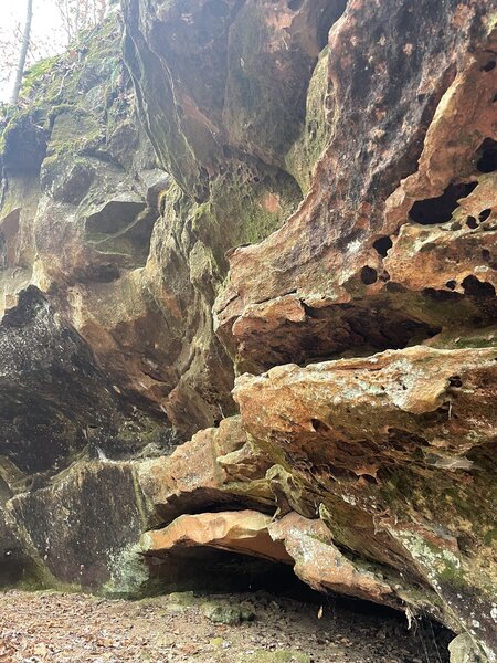 Colorful canyon walls in the Marinoni Scenic Area.