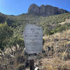 Photo at the edge of Miller Peak Wilderness coming from Carr Canyon.