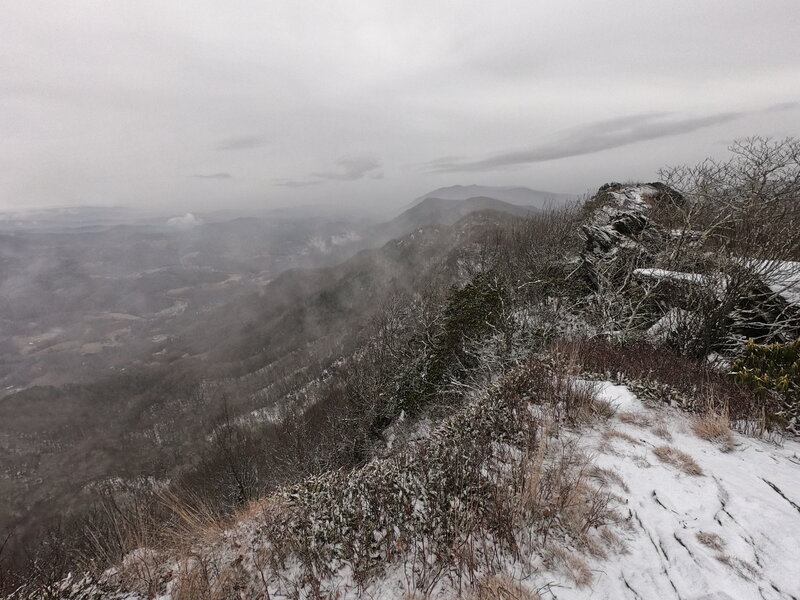 Pinnacle of Three Top Mountain Trail