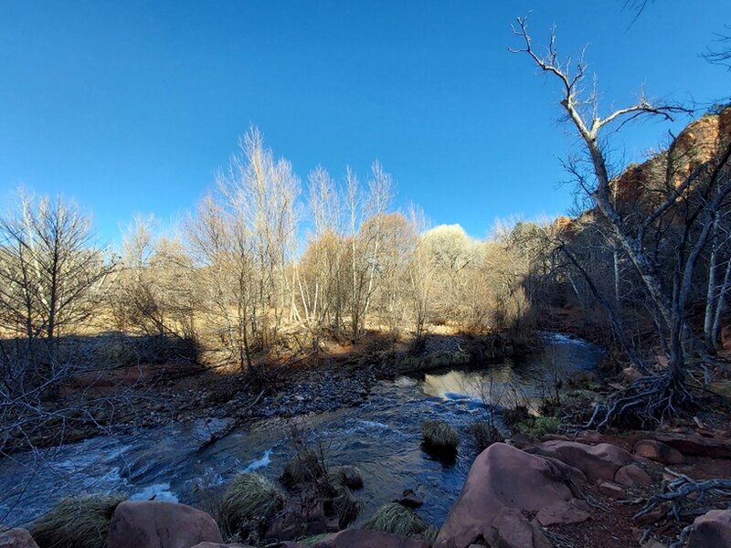 Oak Creek from the Templeton Trail.