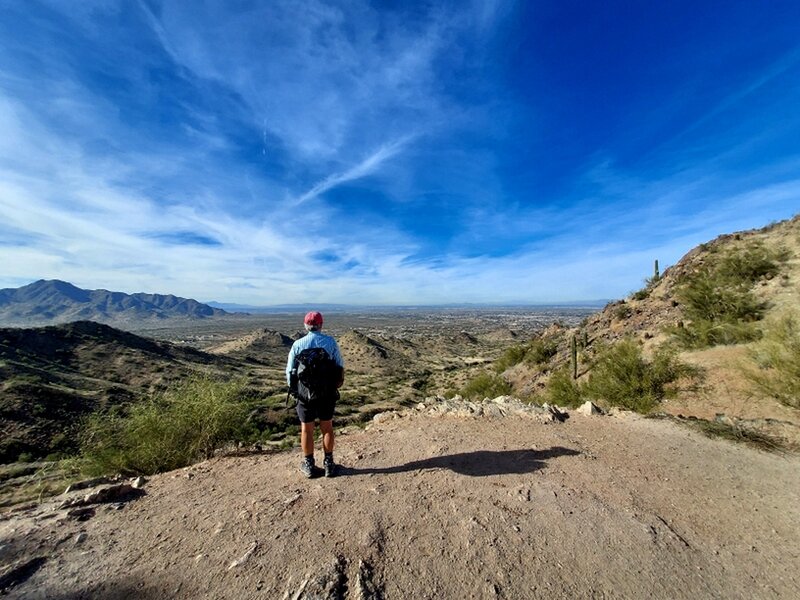 A view of Chandler from Goldmine Mountain.