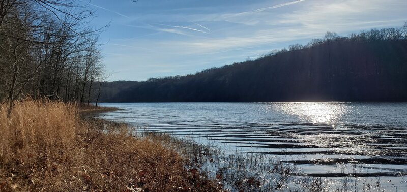 Tucker lake in early December.