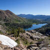 The east side of Carson Pass with Red Lake at the center