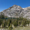 Fourth of July Lake on the descent from Carson Pass.