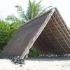 The Canoe House on the beach provides some shade and insight into Hawaiian History.