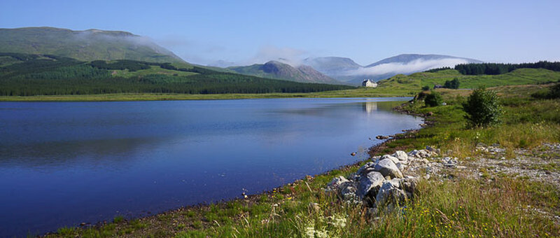 Benmore Lodge on Loch Ailsh.