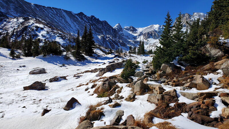 Heading to Lake Isabelle