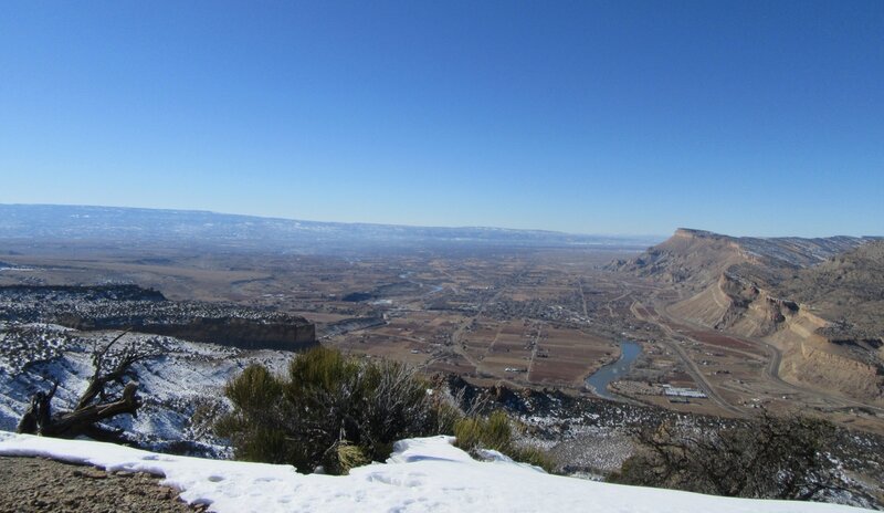 Palisade, Mount Garfield and Grand Junction