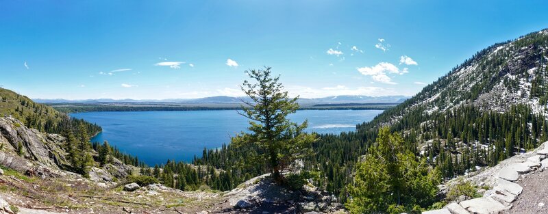 A panorama of the view from Inspiration Point