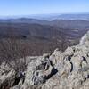 View from Hightop Summit area along the AT