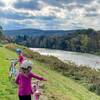 Hoosick River Greenway grassy section.