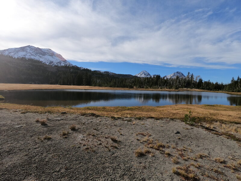 Golden Lake with 3 Sisters in background (9-21-2021)