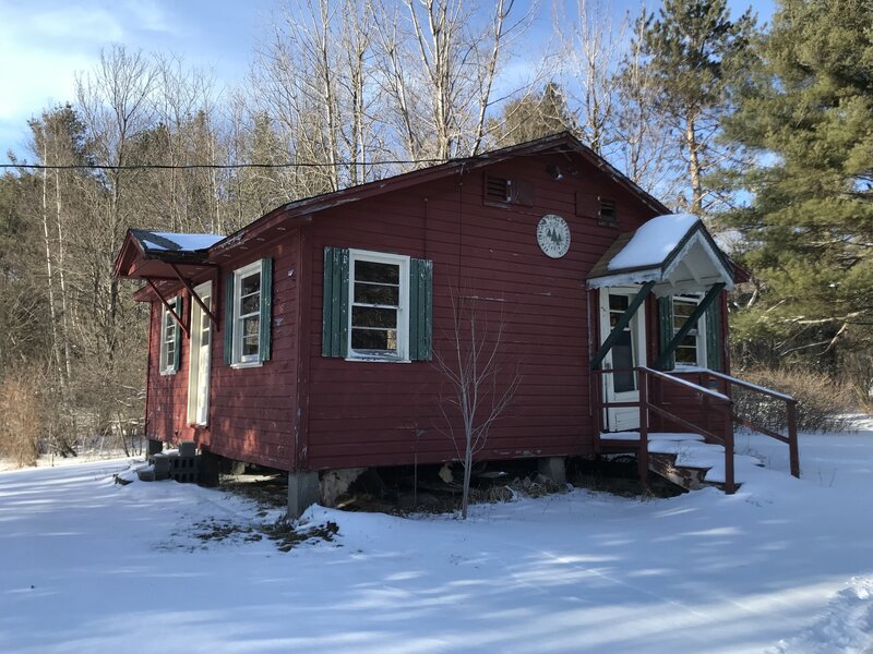 Rice Cabin in the Dorothy Frances Rice Sanctuary.