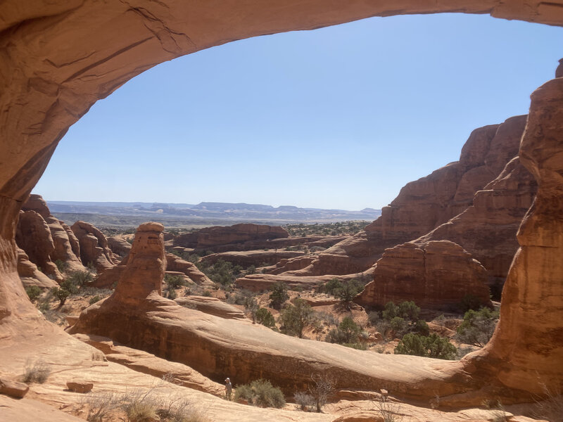 View from inside Tower Arch