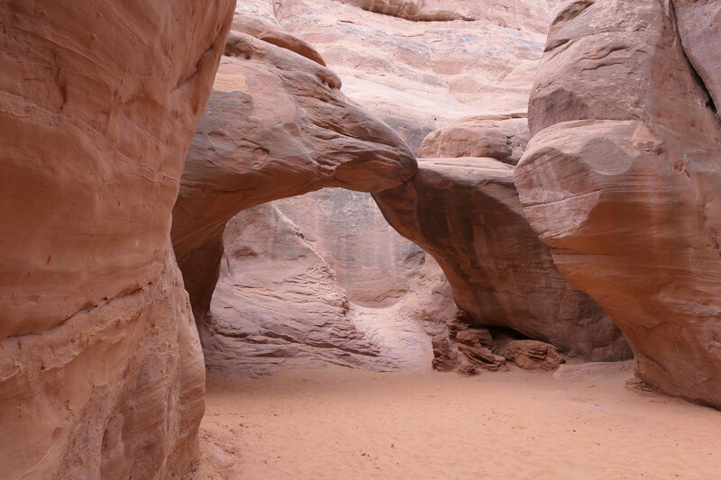 Sand Dune Arch from the very left.