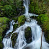 Upper Sweet Creek Falls from Wagon Road Trail