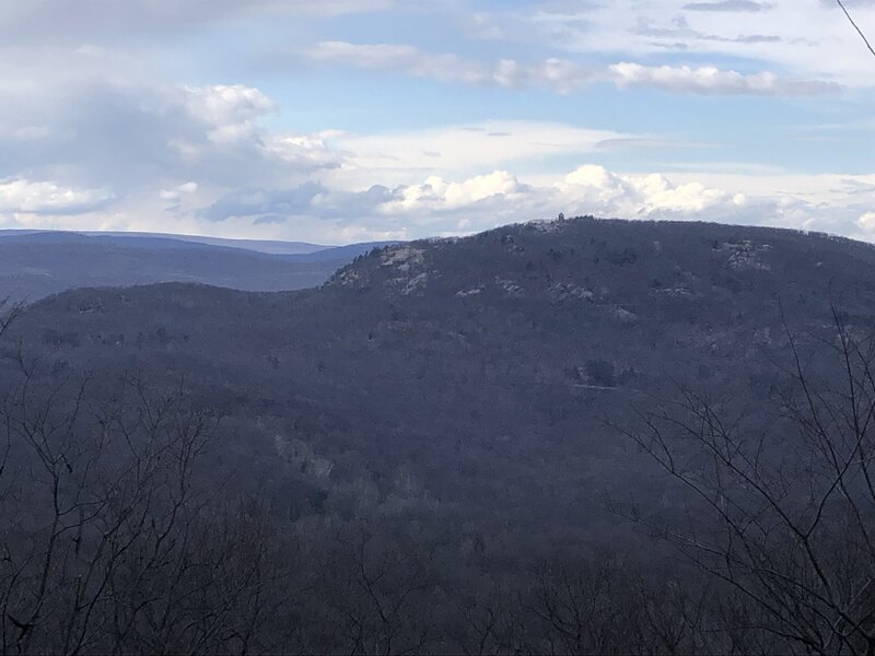 Fire Tower from near West Mountain Shelter