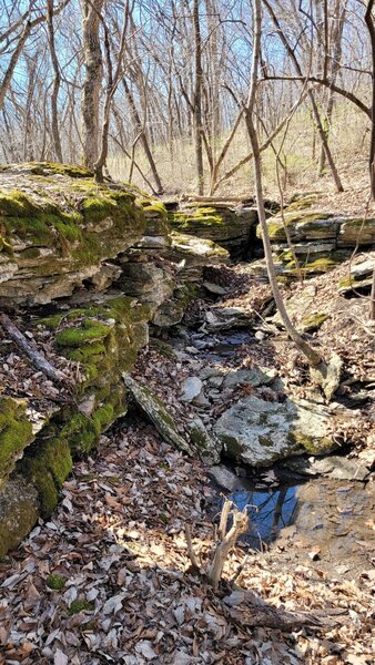 Rock formation along the trail