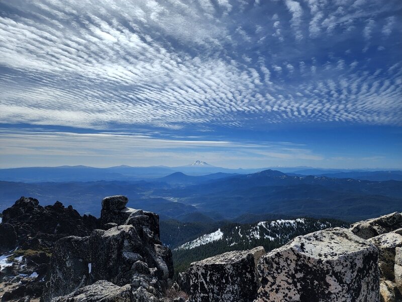 Mount Shasta from the summit of Mount Ashland