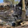 The waterfall on the Mt. Nebo Hike on April 3, 2022