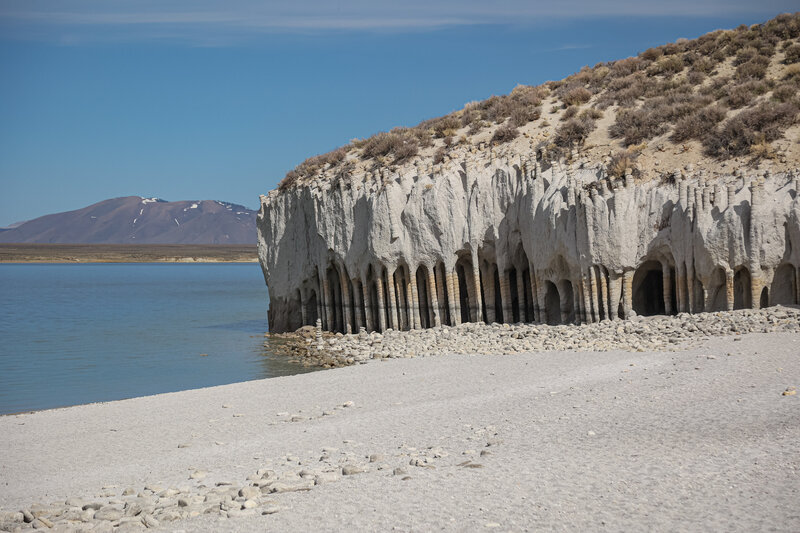 The Crowley Lake Stone Columns.