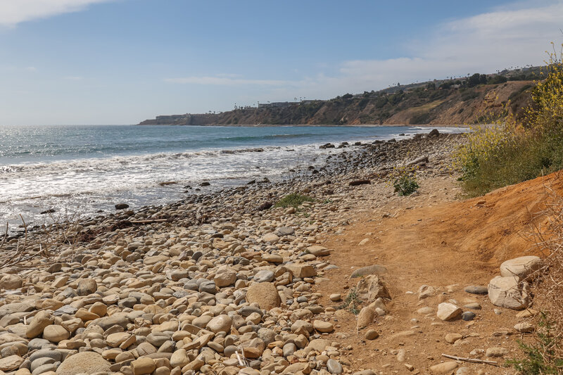 Abalone Cove East Beach is a stony beach nestled between Abalone Cove Beach and Portuguese Point in Palos Verdes.