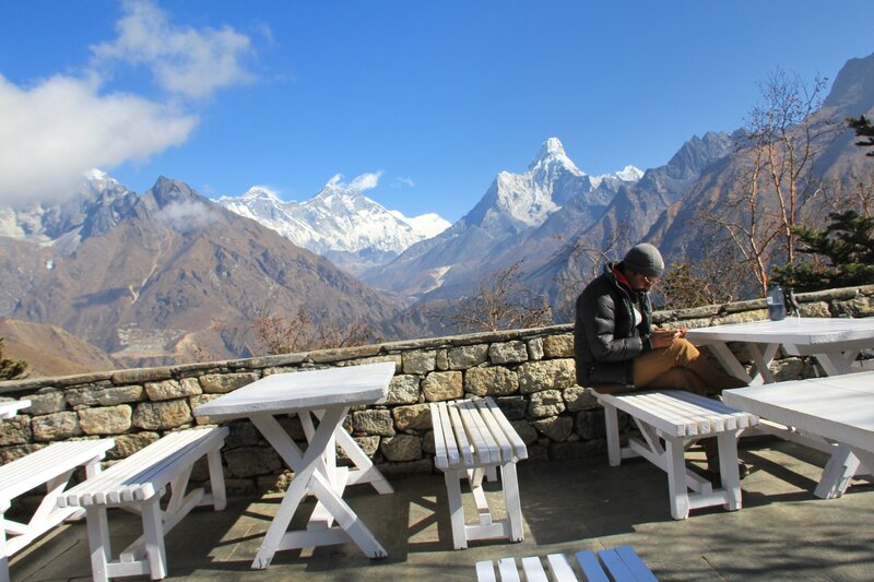 View from Everest view hotel