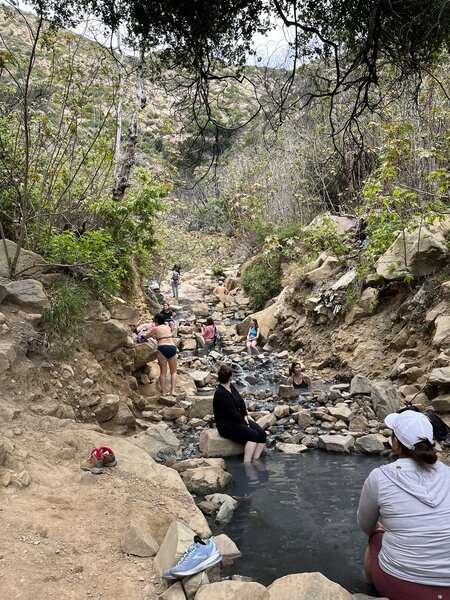 Hot springs at 9AM on a saturday