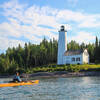 Rock Harbor Lighthouse from the water